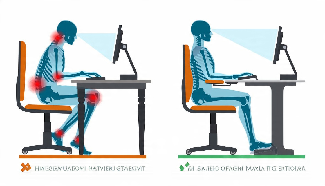 An ergonomic split keyboard